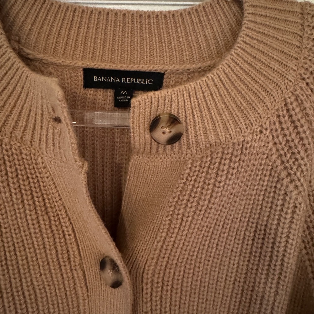 Banana Republic Factory Women's Caramel Tan Cardigan - Picture 3 of 5